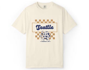 Seattle Reign FC T-Shirt: Comfort Colors Retro Soccer Tee