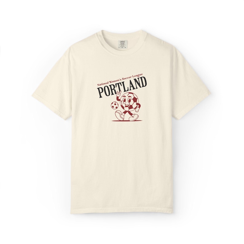 Comfort Colors Portland Thorns FC T-Shirt: Retro Soccer Fan Apparel image 1
