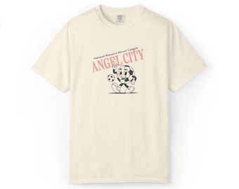 Comfort Colors Angel City FC T-Shirt: Retro Soccer Fan Apparel