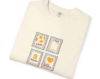 Utah Royals Soccer T-Shirt: Comfort Colors Retro Style Tee