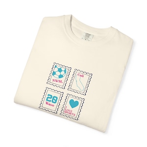 San Diego Wave FC T-Shirt: Comfort Colors Retro Soccer Tee image 1