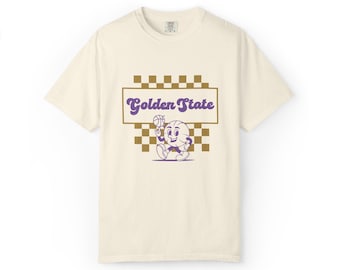 Golden State Valkyries T-Shirt: Retro Checkerboard WNBA Graphic Tee