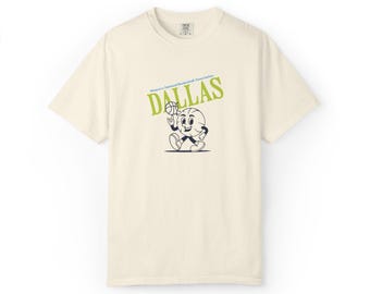 Camiseta Comfort Colors Dallas Wings: Camiseta con gráfico retro