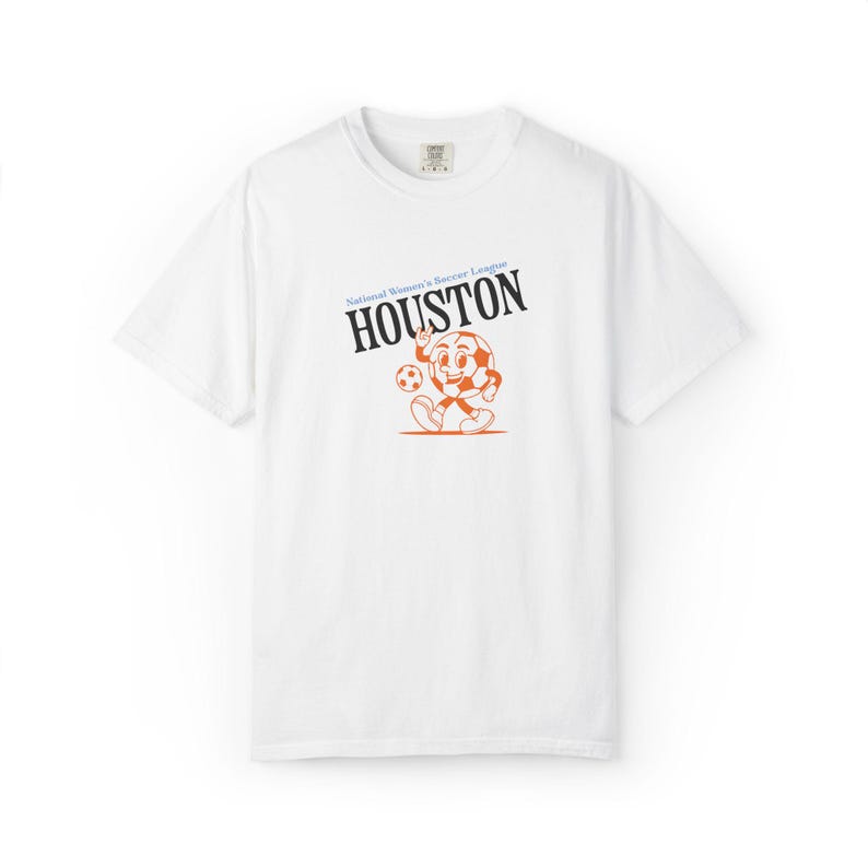 Comfort Colors Houston Dash T-Shirt: Retro Soccer Fan Apparel image 2
