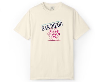 Comfort Colors San Diego Wave FC T-Shirt: Retro Soccer Fan Apparel