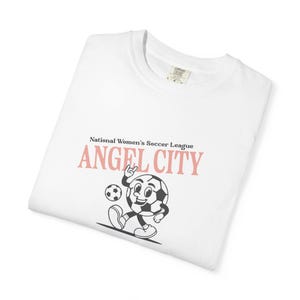 Comfort Colors Angel City FC T-Shirt: Retro Soccer Fan Apparel image 3