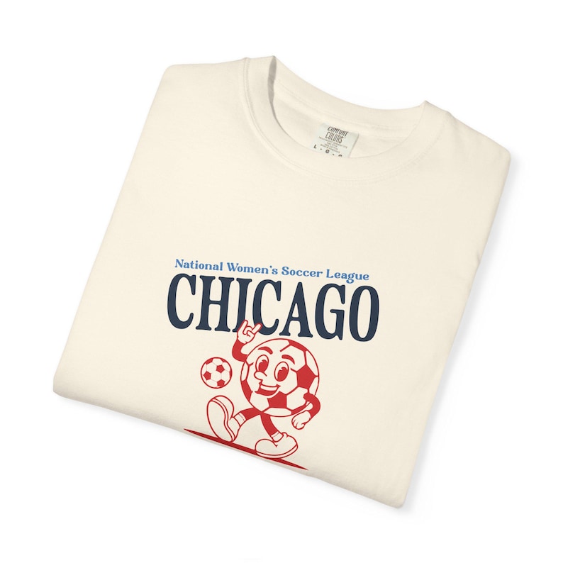 Comfort Colors Chicago Stars FC T-Shirt: Retro Soccer Fan Apparel Bild 4