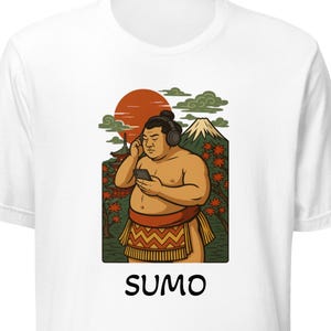 Sumo Wrestler T-Shirt – Japanese Culture Graphic Tee, Soft Unisex Fit