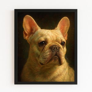 Noble Gaze: French Bulldog Puzzle | Artistic Relaxation in 120, 252, or 500 Pieces