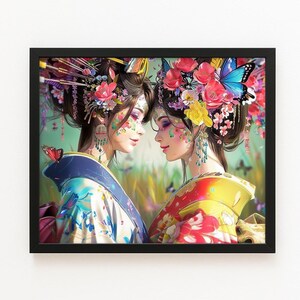 Butterflies and Blossoms  Elegant Beauty in Harmony (120/252/500 Piece Jigsaw Puzzle)