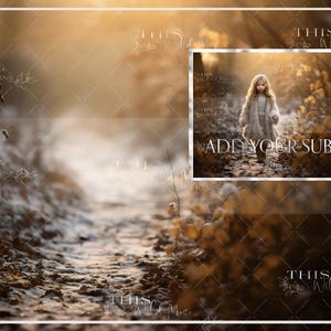 Fall digital backdrop, autumn light, November frost, fall backdrop, portrait digital background, autumn digital backdrop, winter digital