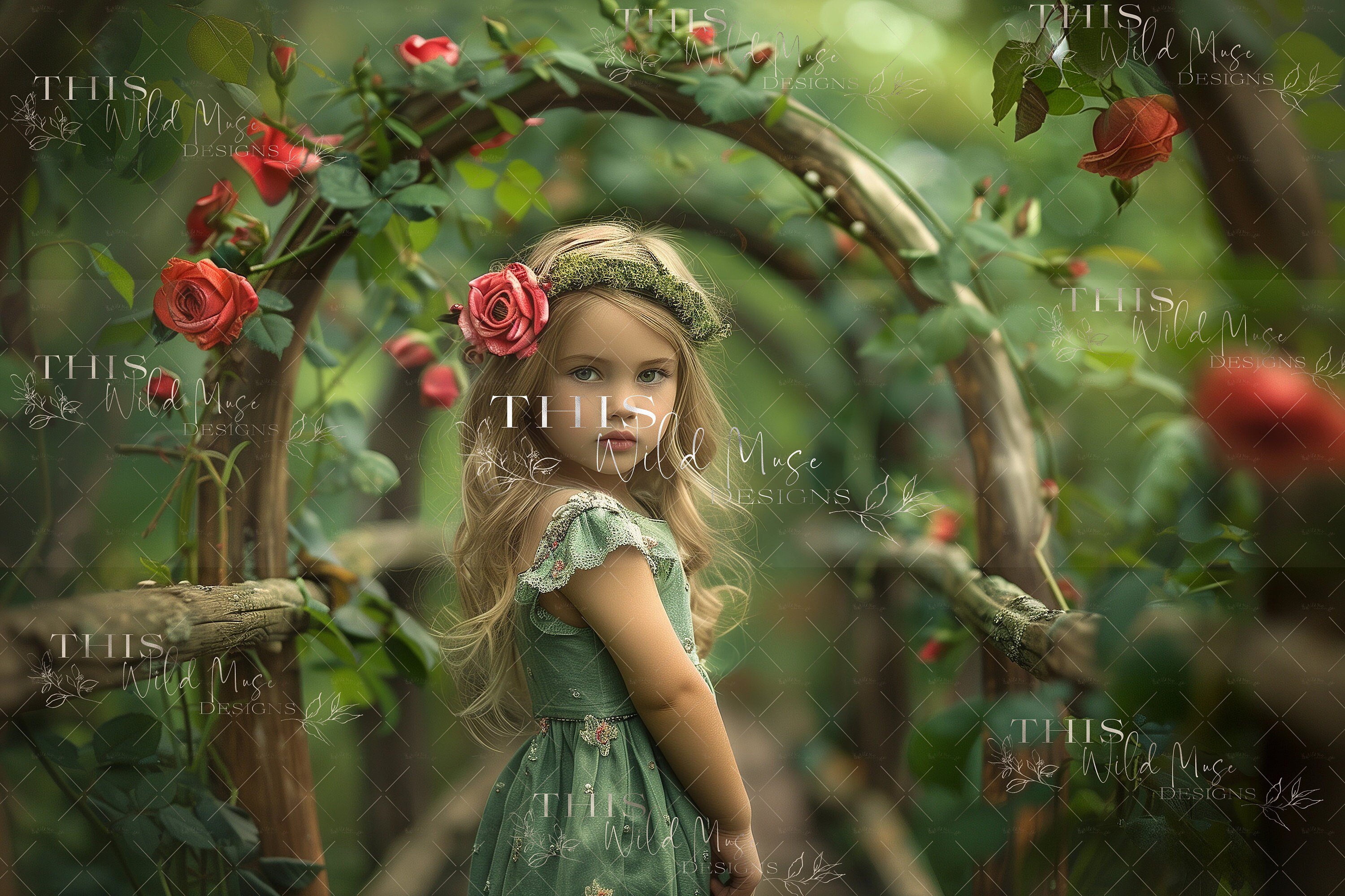 Toile de fond numérique de tonnelle de jardin de roses, fond numérique de roses d'été, roseraie, roses, tonnelle de jardin, toile de fond d'été, compo