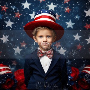 Patriotic digital backdrop, 4th of July digital background, Stars and Stripes digital backdrop, Studio digital background, Red, White, Blue