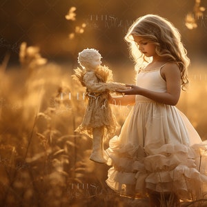 Golden Field Digital backdrop, sunset field digital backdrop, end of summer digital, early fall digital background, field background