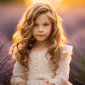 Lavender field digital backdrop, portrait digital background, summer, Lavender portrait background, bokeh light, sunset bokeh background,