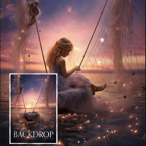 Catching Stars fantasy digital backdrop, magical lights digital background, stars, fantasy, fantasy composite digital, whimsical digital