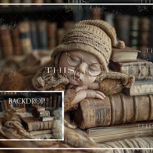 Wizard Newborn Digital Background, School of Magic, Wizard, Newborn, magical wizard newborn composite, wizard, newborn background