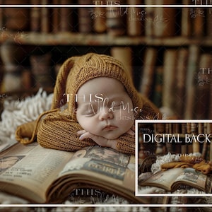 Wizard Newborn Digital Background, School of Magic, Wizard, Newborn, magical wizard newborn composite, wizard, newborn background
