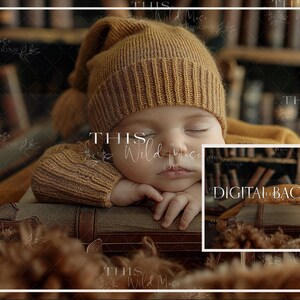 Wizard Newborn Digital Background, School of Magic, Wizard, Newborn, magical wizard newborn composite, wizard, newborn background
