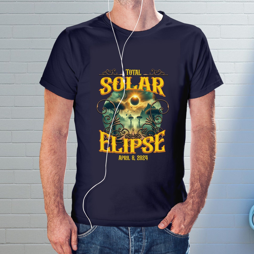 Retro Total Solar Eclipse Shirt, 2024 Solar Eclipse, Path of Totality ...