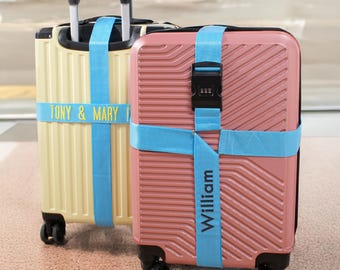Vigorport Cinghie Per Bagagli Con Connettore - Set Da 2, Regolabili E Resistenti Per Fissare Valigie E Borse Durante Il Viaggio