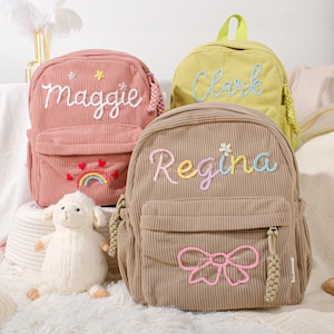 Personalized Toddler Bag with Name: Custom Preschool Backpack Gift - Cute School Bag for Boys and Girls