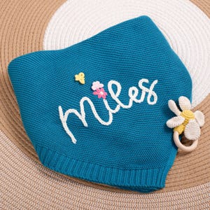 Ultra-Soft Baby Blanket – Custom Embroidered with Name, Personalized Keepsake