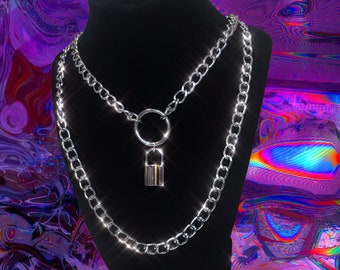 Locked and Loaded Chain Necklace