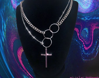 Triple Threat Layered Chain Necklace