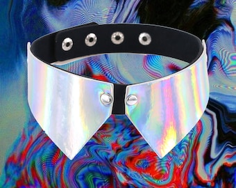 Laser Life Holographic Collar Choker