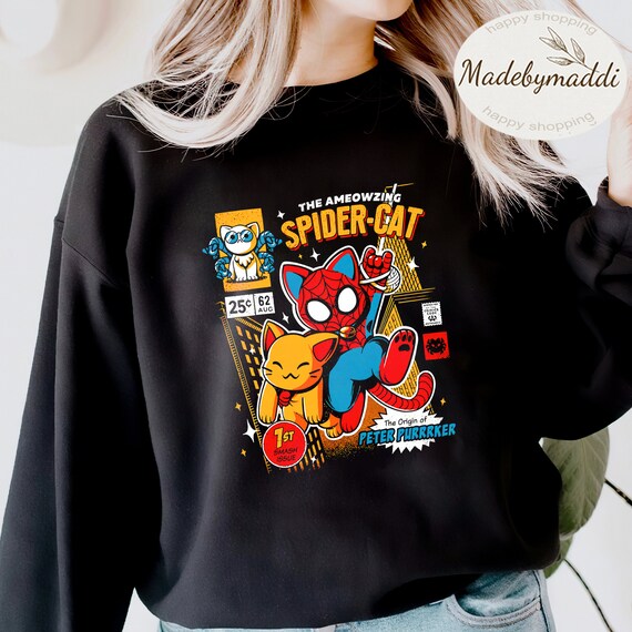 Spider Cat Shirt No Way Home 