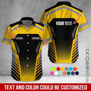 Personalized Work Shirt: Custom Printed Uniform Top