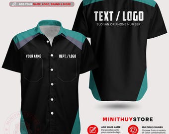 Custom Basic Garage Work Shirt | Personalized Mechanic 3D All Over Printed Uniform Garage Service Crew