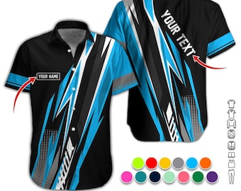 Camisa de trabajo personalizada: nombre y departamento personalizados, uniforme de mecánico