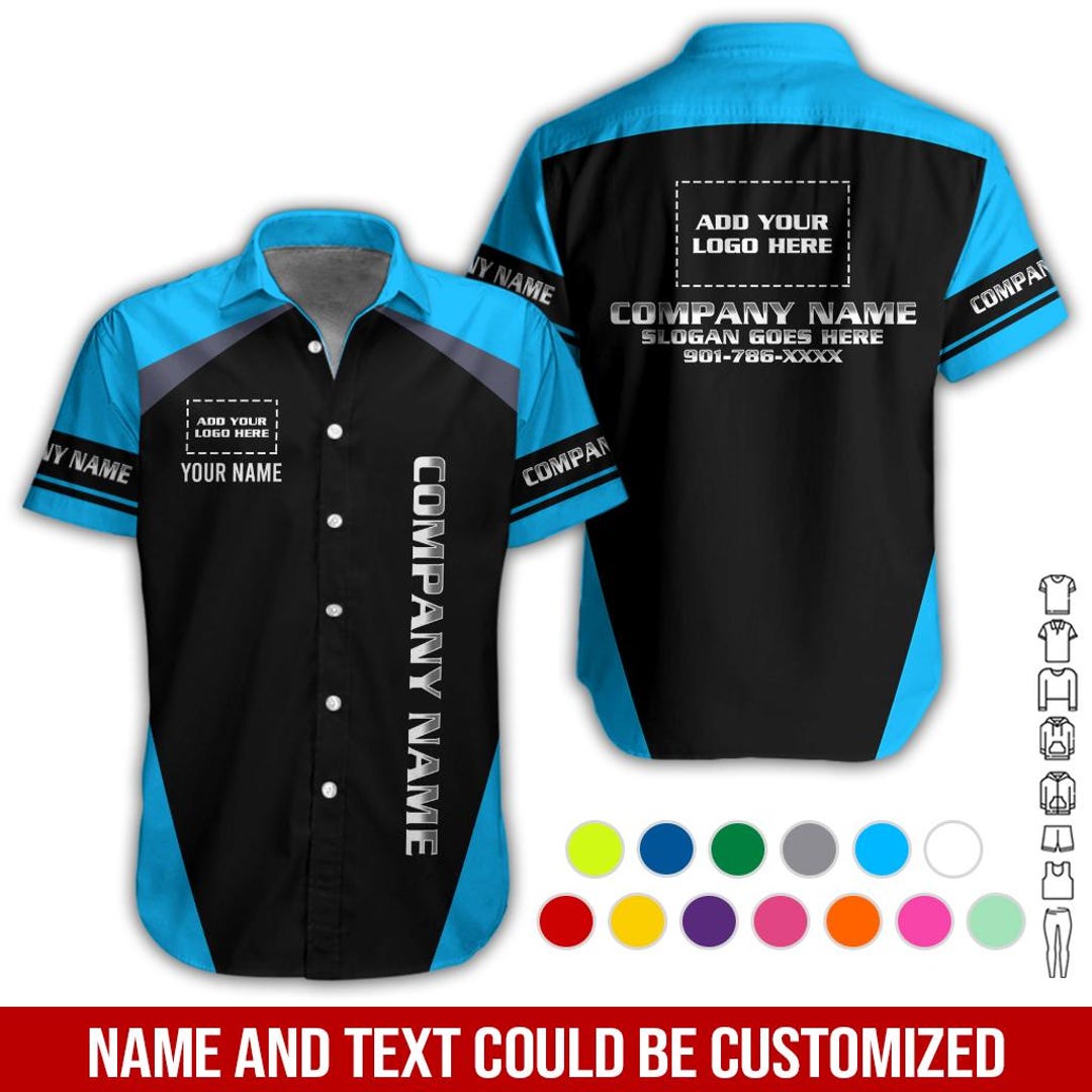 Custom Company Uniform Shirt | Personalized Logo, Name & Colors ...