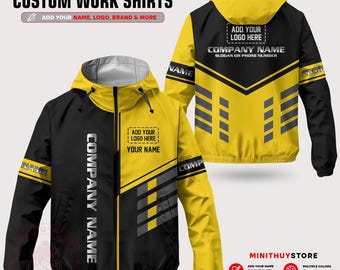Custom Uniform Electrical Team Windbreaker – Personalized Company Logo, Motorsport Uniform Jacket