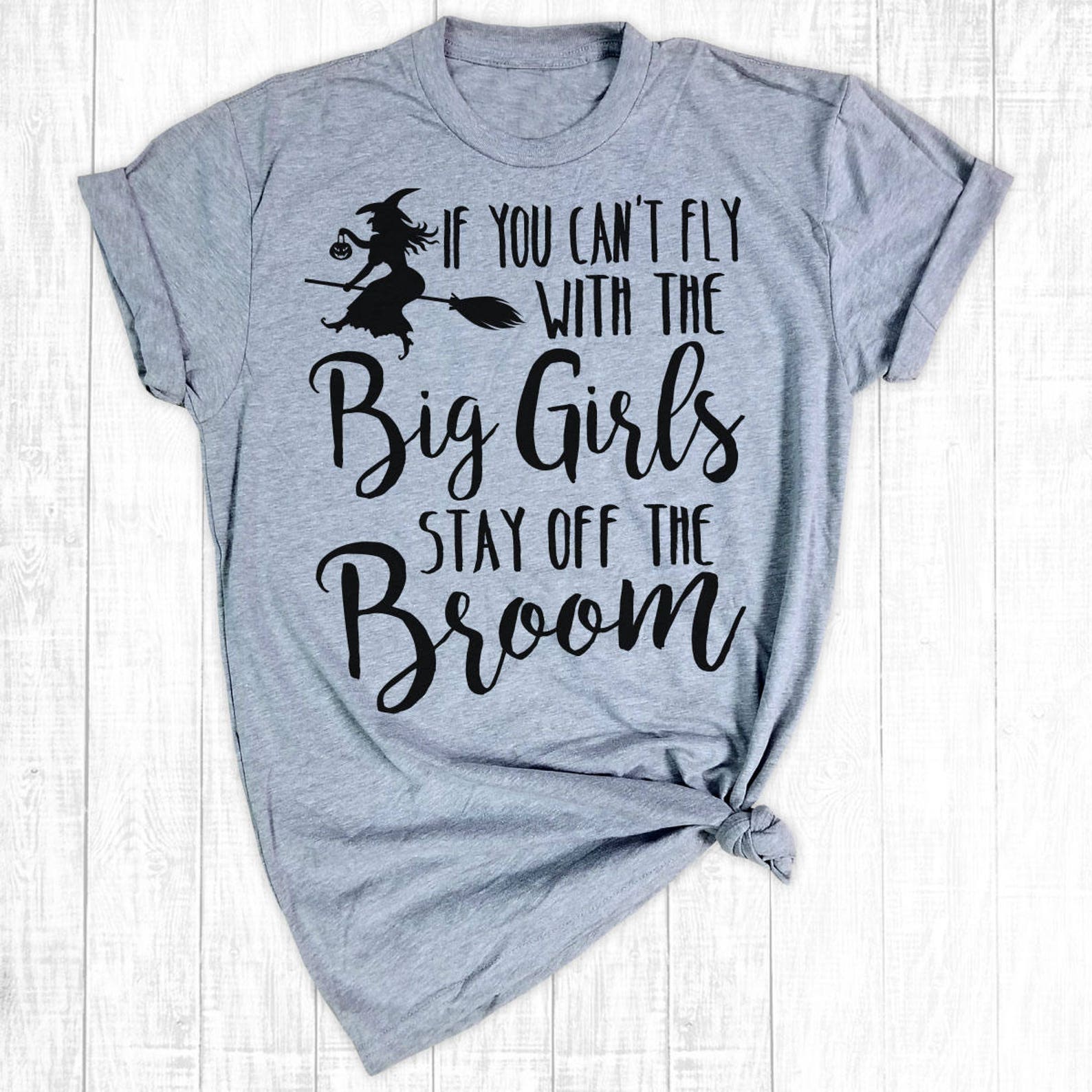 Stay Off The Broom Halloween Shirt Witch Shirt Fall TShirt image 0.