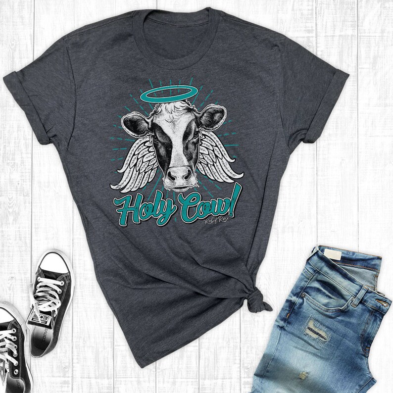 Holy Cow Shirt Cow Shirts Women's T-shirt Farm Shirts | Etsy