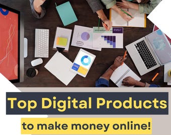 Gane dinero con las 100 ideas de productos digitales más vendidas