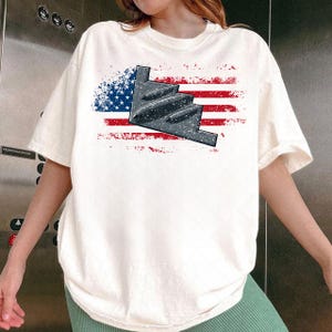 Operation Midnight Hammer B-2 Bomber PNG, Patriotic Stealth png, USAF Pride png, American Flag Military Gift 2025