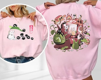 My Neighbor Totoro Shirt, Sweatshirt, Hoodie, Studio Ghibli Shirt, Princess Mononoke Shirt, Studio Ghibli Gift Shirt, Y2K Shirt