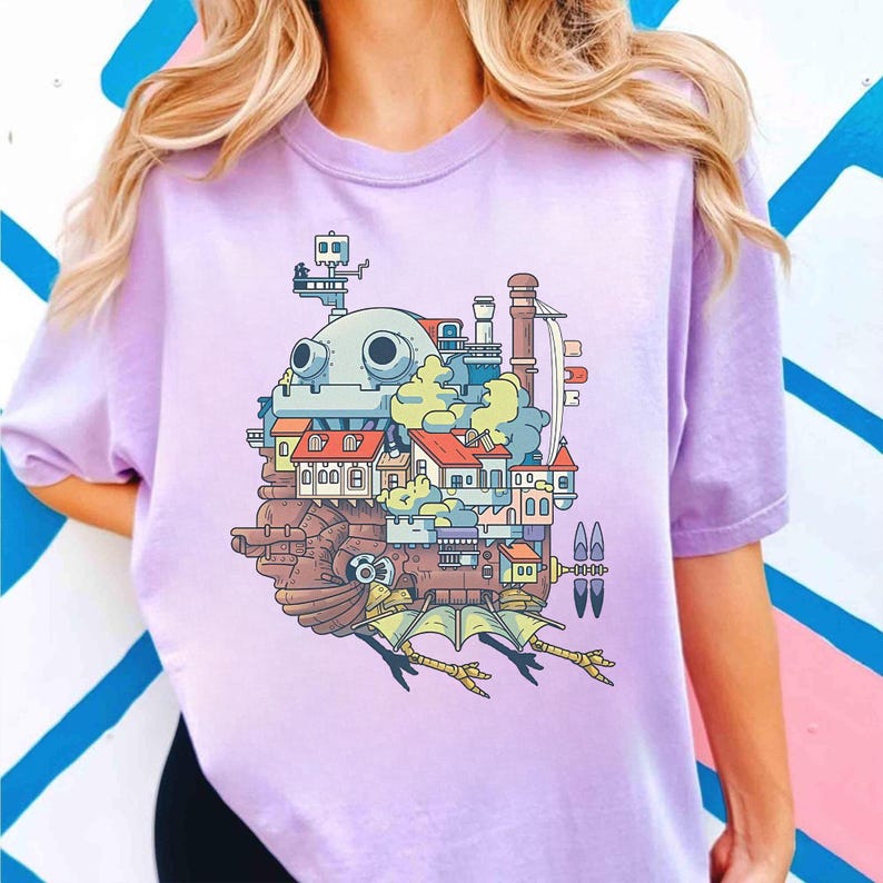Shirt Studio Ghibli-personages, sweater, hoodie, shirt Studio Ghibli, My Neighbor Totoro-shirt, shirt Studio Ghibli cadeau, Y2K-filmshirt afbeelding 3