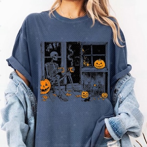 Just Waiting for Halloween Png, Summerween PNG, Skeleton Woman Summerween Png, Funny Spooky Summer Halloween PNG Design, Skeleton Summer Png
