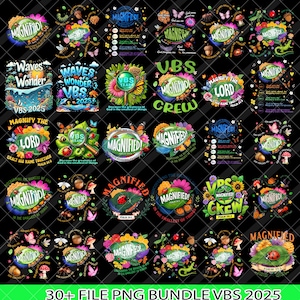 Más de 30 paquetes de la Escuela Bíblica de Verano de 2025 (Ampliado) - Aventura de los Insectos Más Pequeños (Png), Cristiano (Png), Escuela Bíblica de Vacaciones (Png), Versículo Bíblico Digital para el Campamento de Verano de 2025