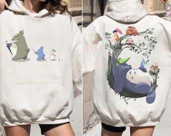 My Neighbor Totoro Shirt, Sweatshirt, Hoodie, Studio Ghibli Shirt, Princess Mononoke Shirt, Studio Ghibli Gift Shirt, Y2K Shirt