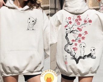 Kodama Forest Spirit Shirt, Sweatshirt, Hoodie, Studio Ghibli Shirt, Princess Mononoke Shirt, Studio Ghibli Gift Shirt, Y2K Shirt