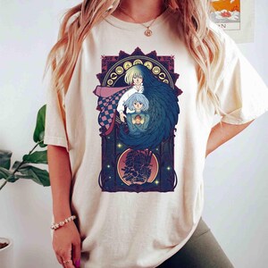 Howl_s Moving Castle Shirt, Sweatshirt, Hoodie,Studio Ghibli Shirt, My Neighbor Totoro Shirt, Studio Ghibli Gift Shirt, Y2K Movie Shirt image 2