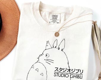Vintage Totoro Shirt, Sweatshirt, Hoodie, Studio Ghibli Shirt, My Neighbor Totoro Shirt, Studio Ghibli Gift Shirt, Y2K Movie Shirt