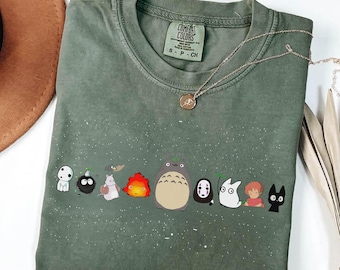 Ghibili Stuido Characters  Shirt, Sweatshirt, Hoodie, Studio Ghibli Shirt, Ponyo Shirt, Sosuke Shirt, Studio Ghibli Gift Shirt, Y2K Shirt