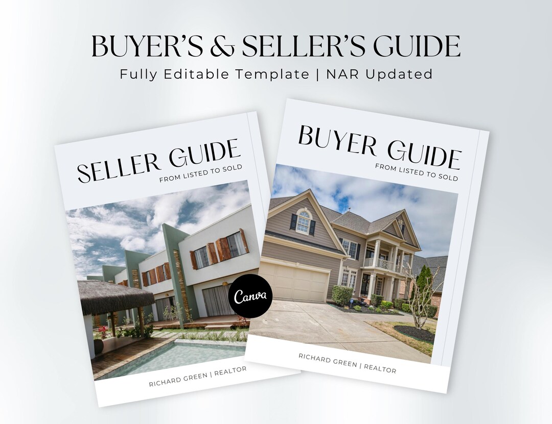 Real Estate Buyer and Seller Guide Template | Home Buying and Selling ...